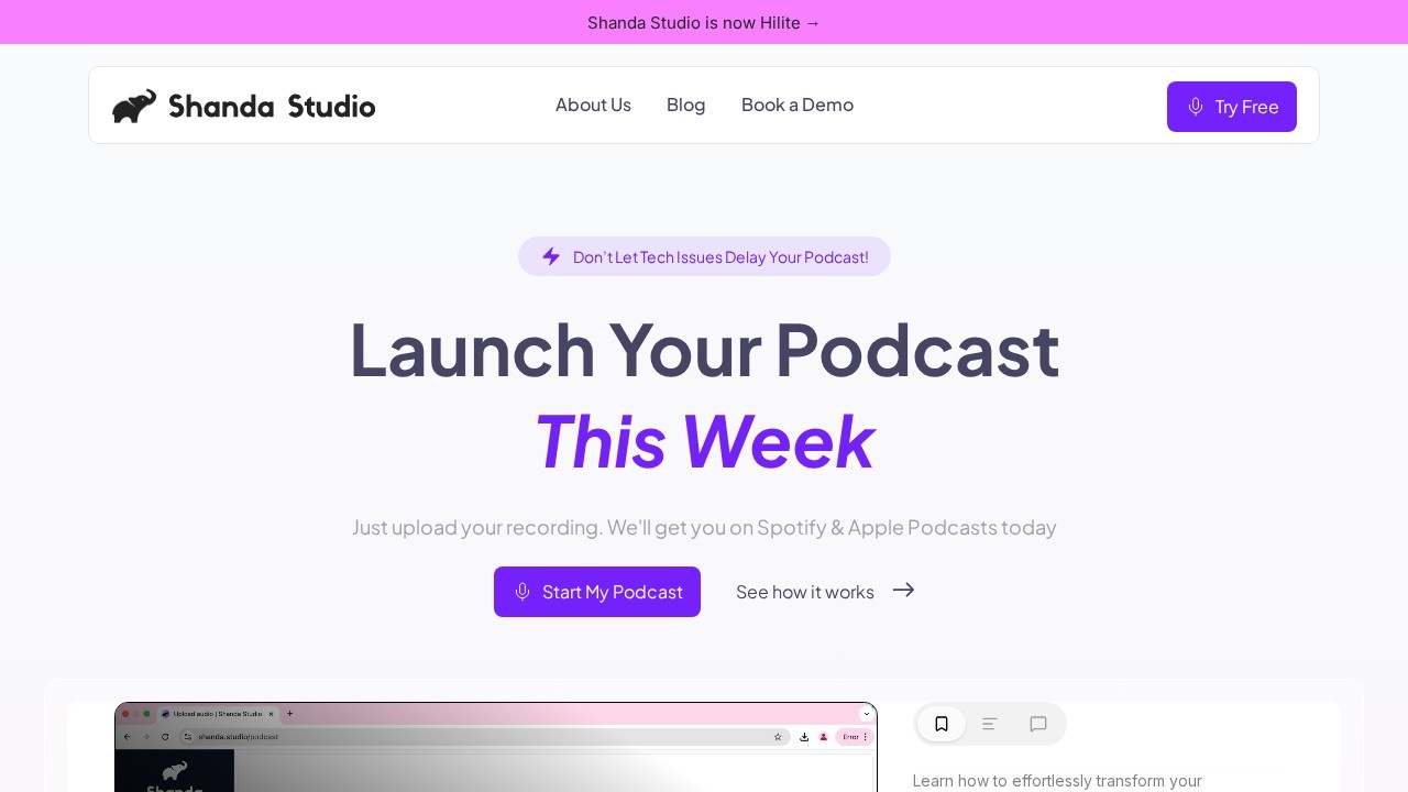 Shanda Studio screenshot