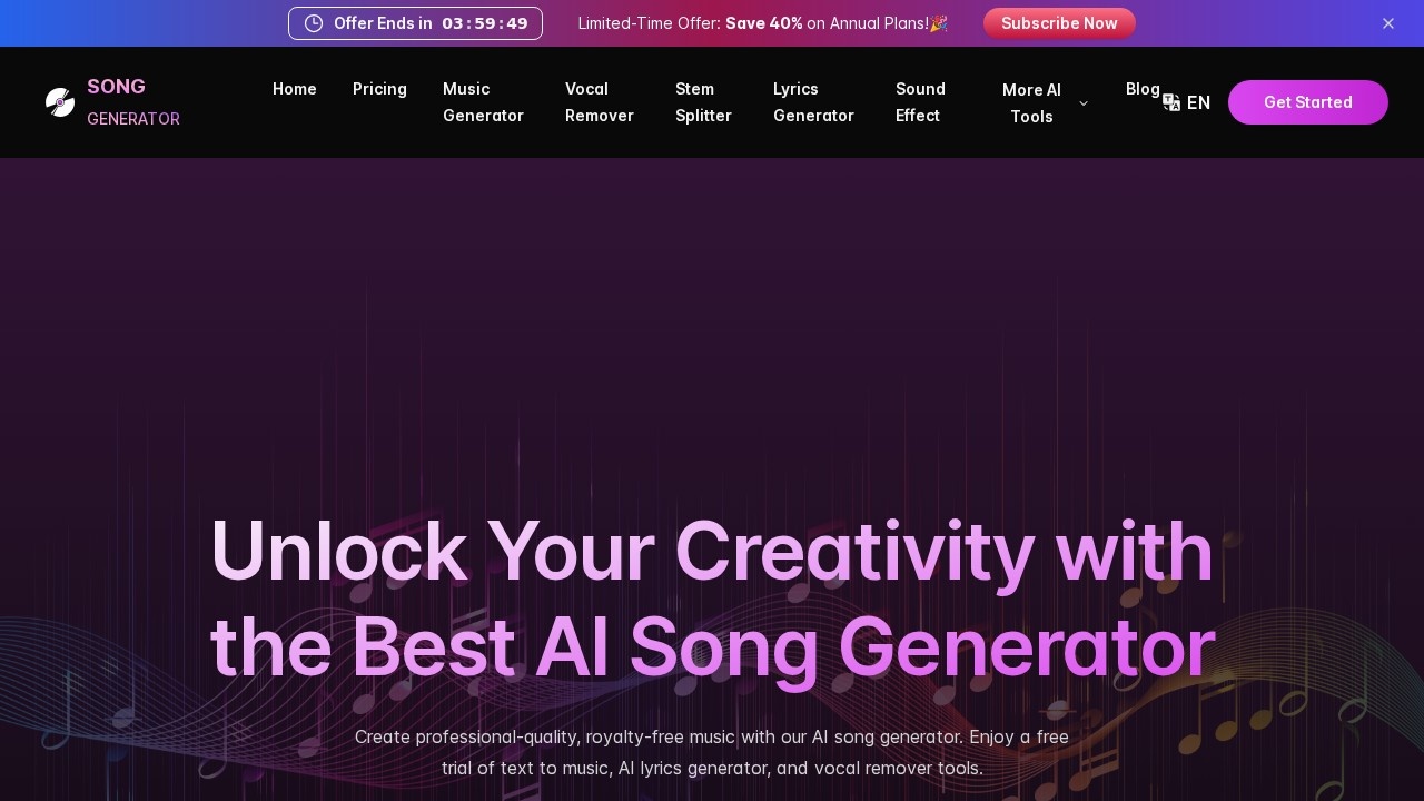 Songgenerator Io Create Music For Free screenshot