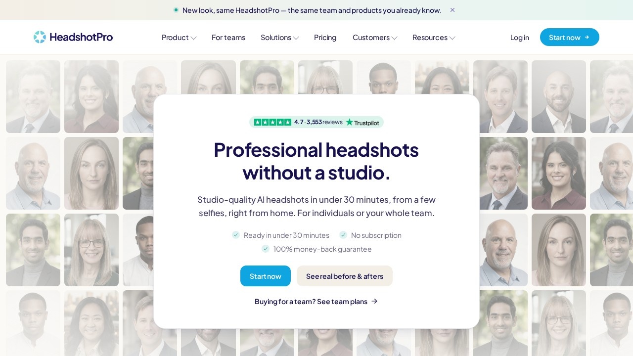 Headshotpro screenshot
