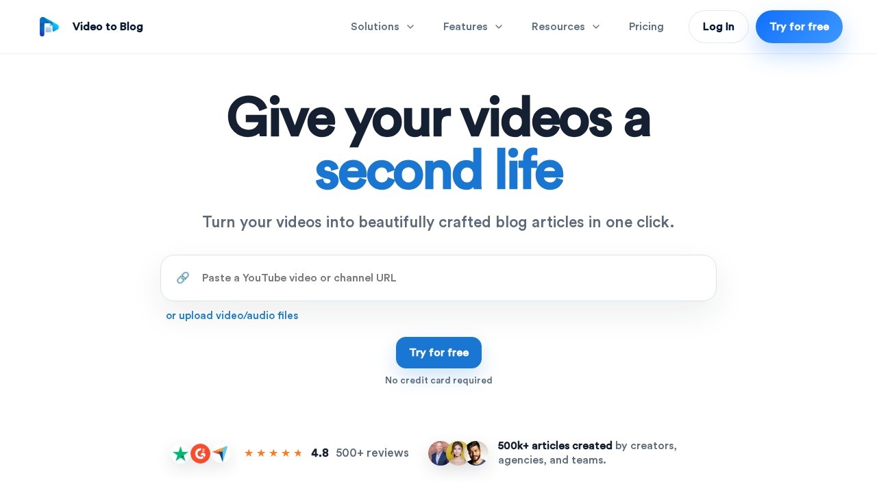 Video To Blog screenshot