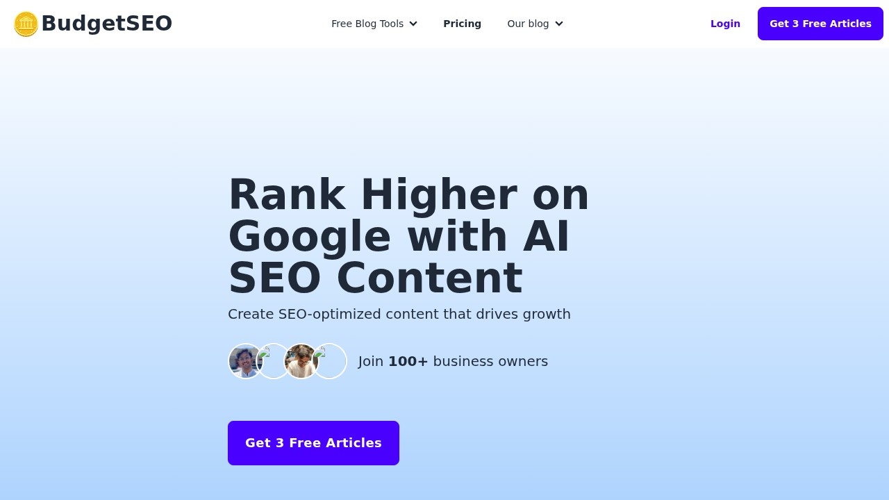Budgetseo screenshot