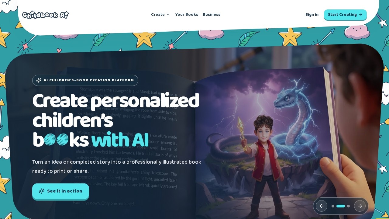 Childbook AI screenshot