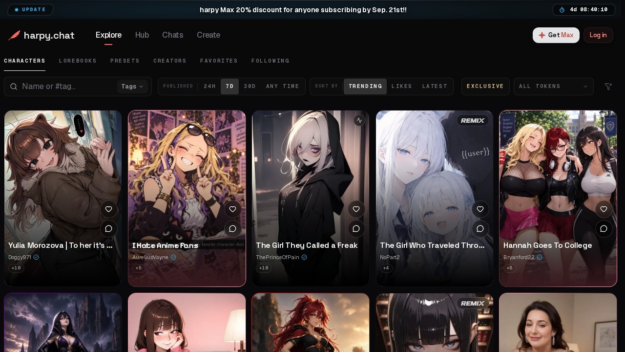 Harpy Chat screenshot