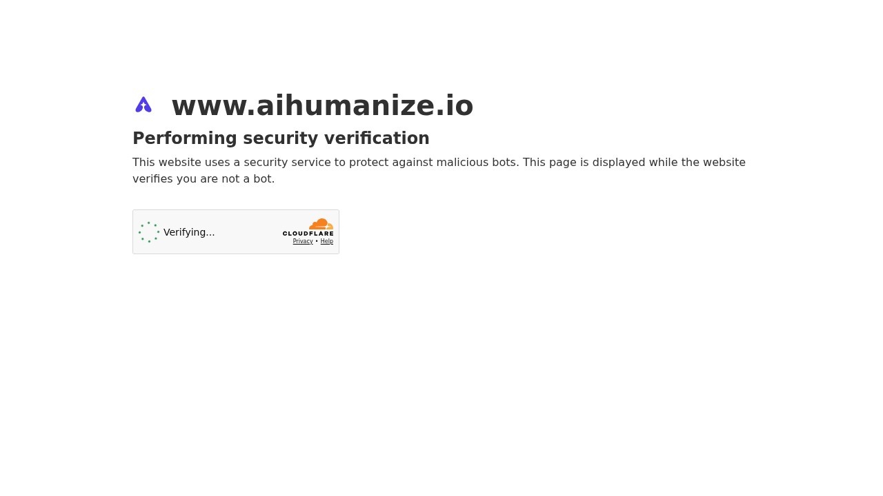 AI Humanize screenshot