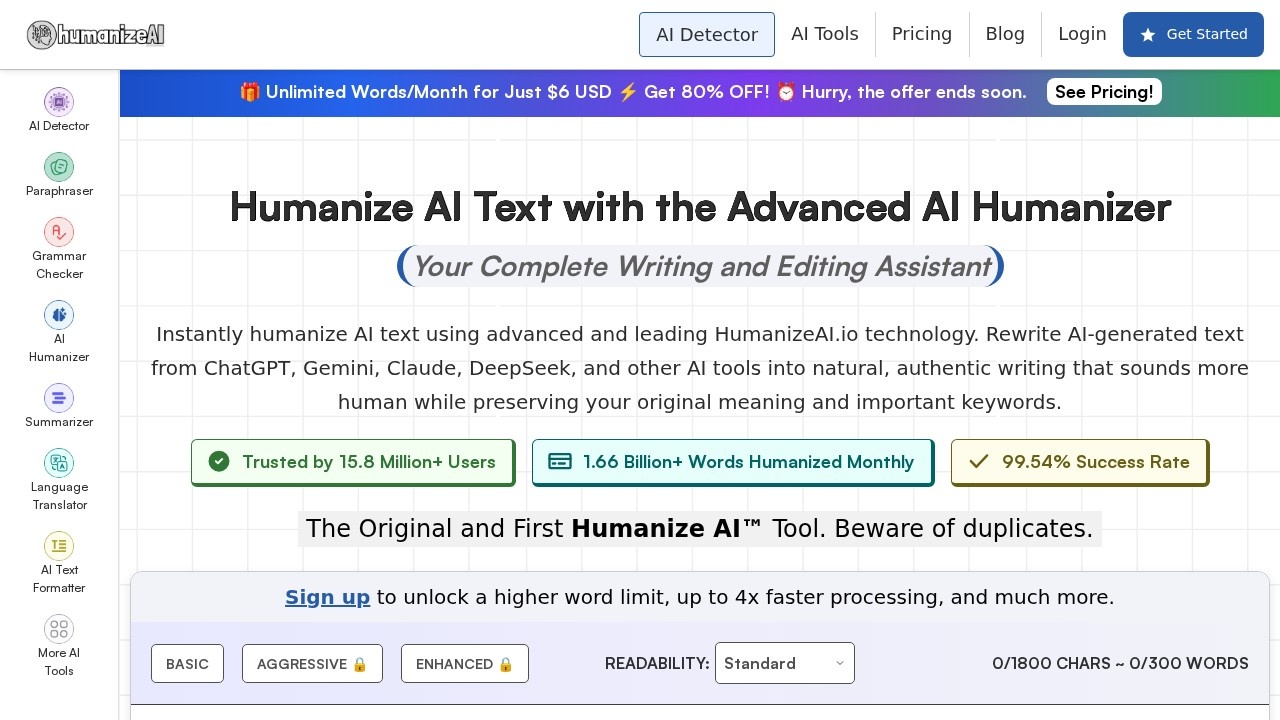 Humanize AI screenshot