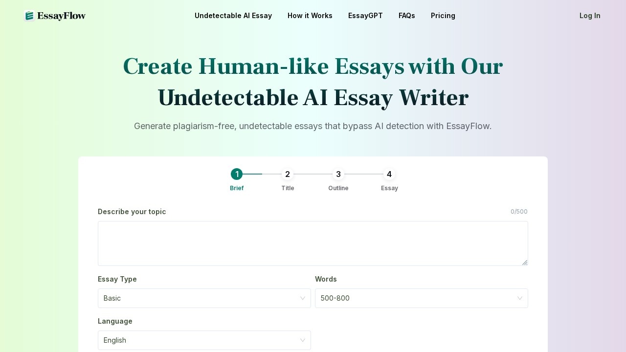 Essayai AI screenshot