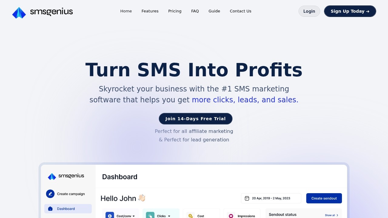 Smsgenius screenshot