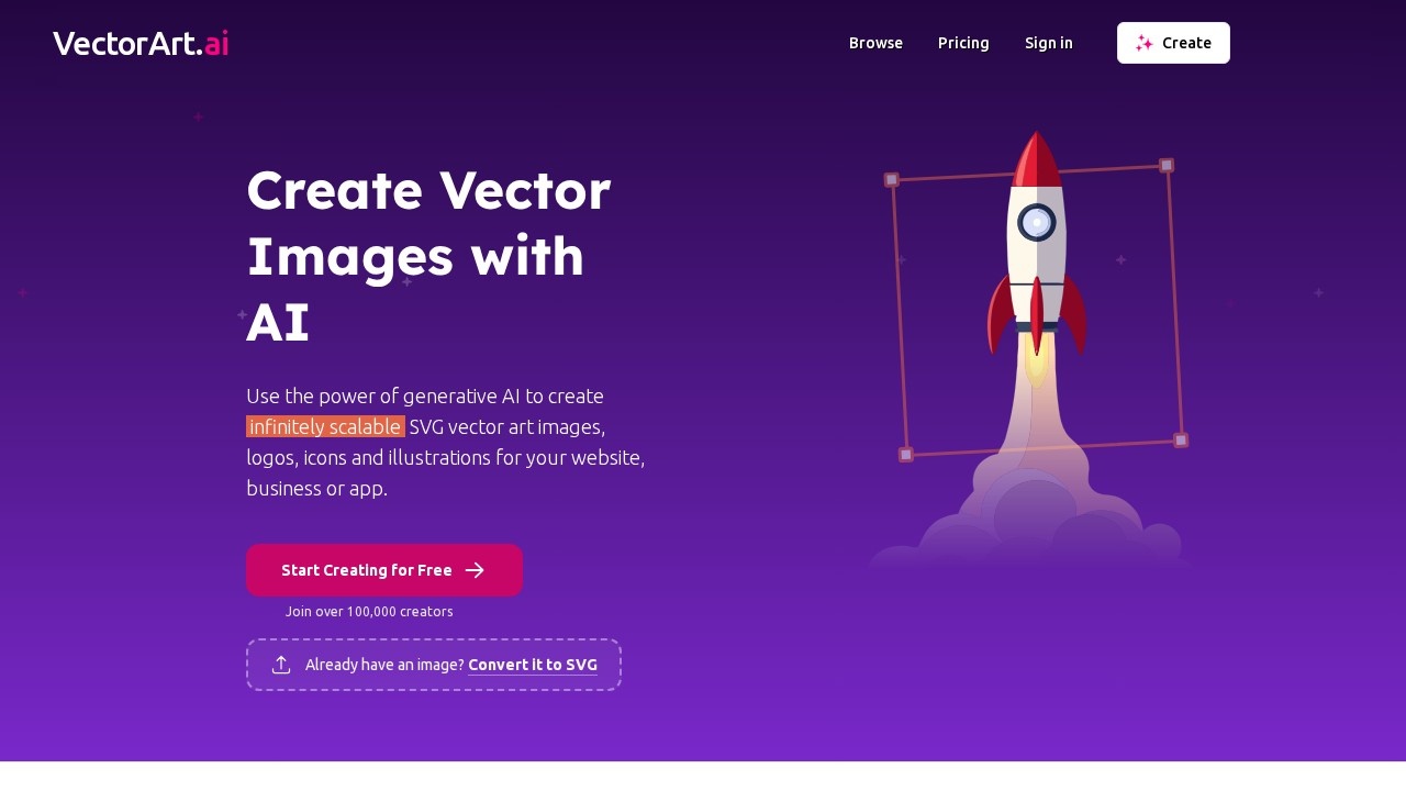 Vectorart AI screenshot