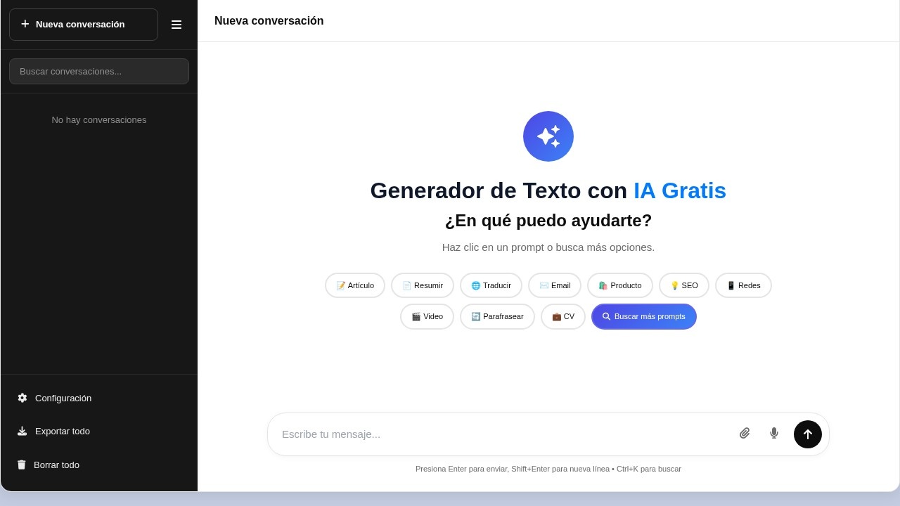 Free AI Text Generator screenshot