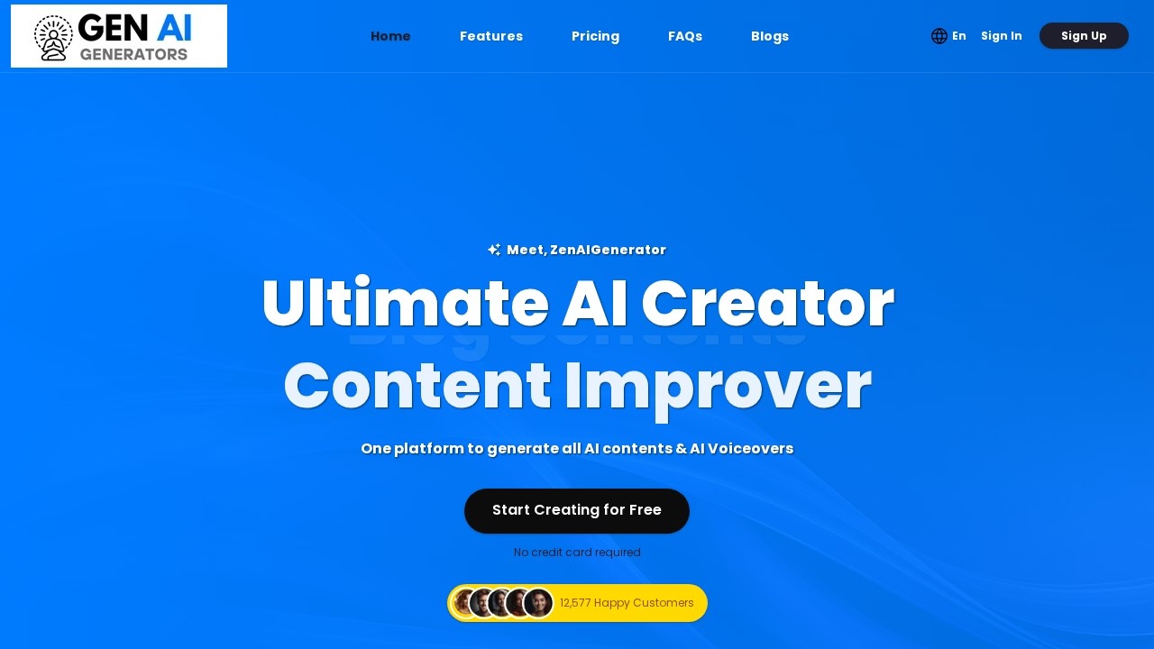 Zen AI Generator screenshot
