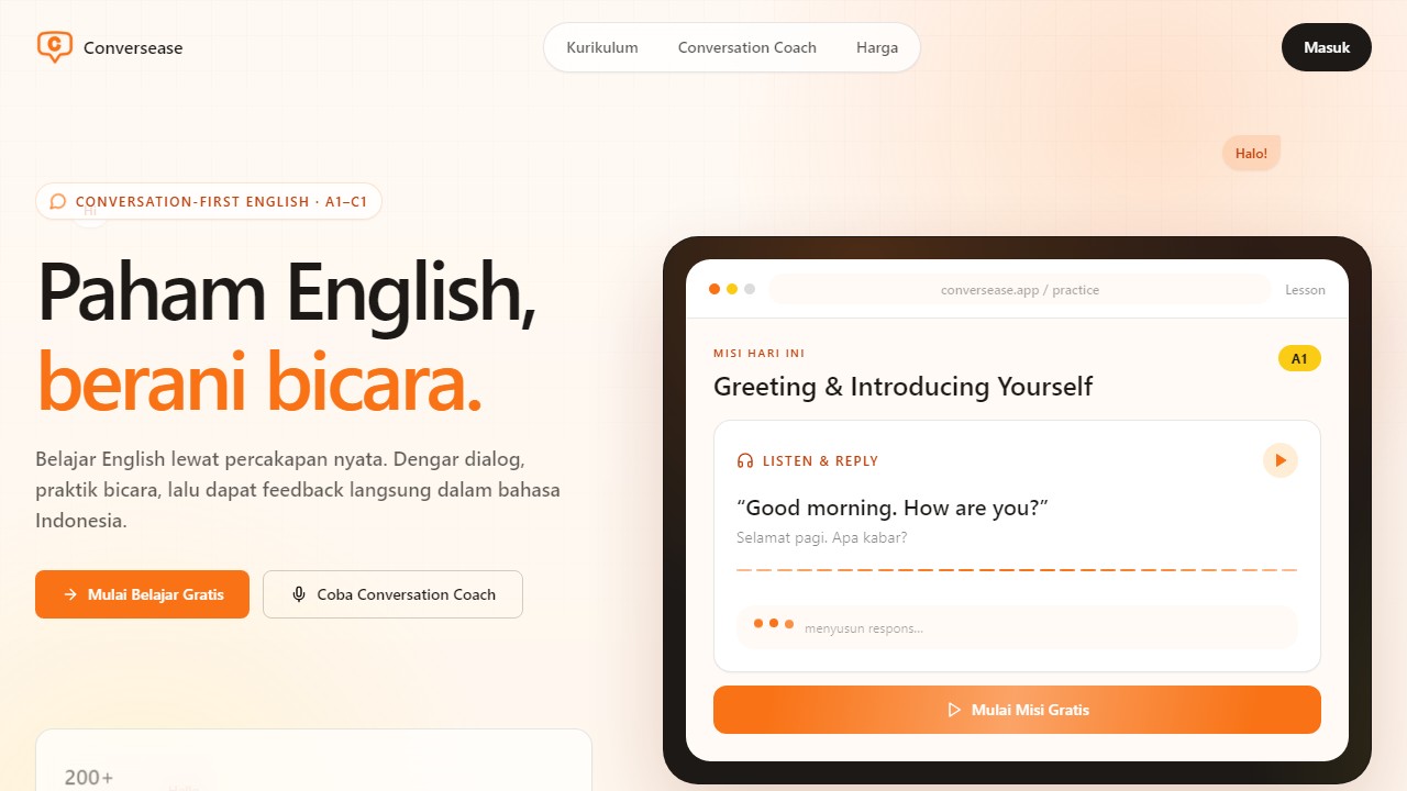 Conversease screenshot