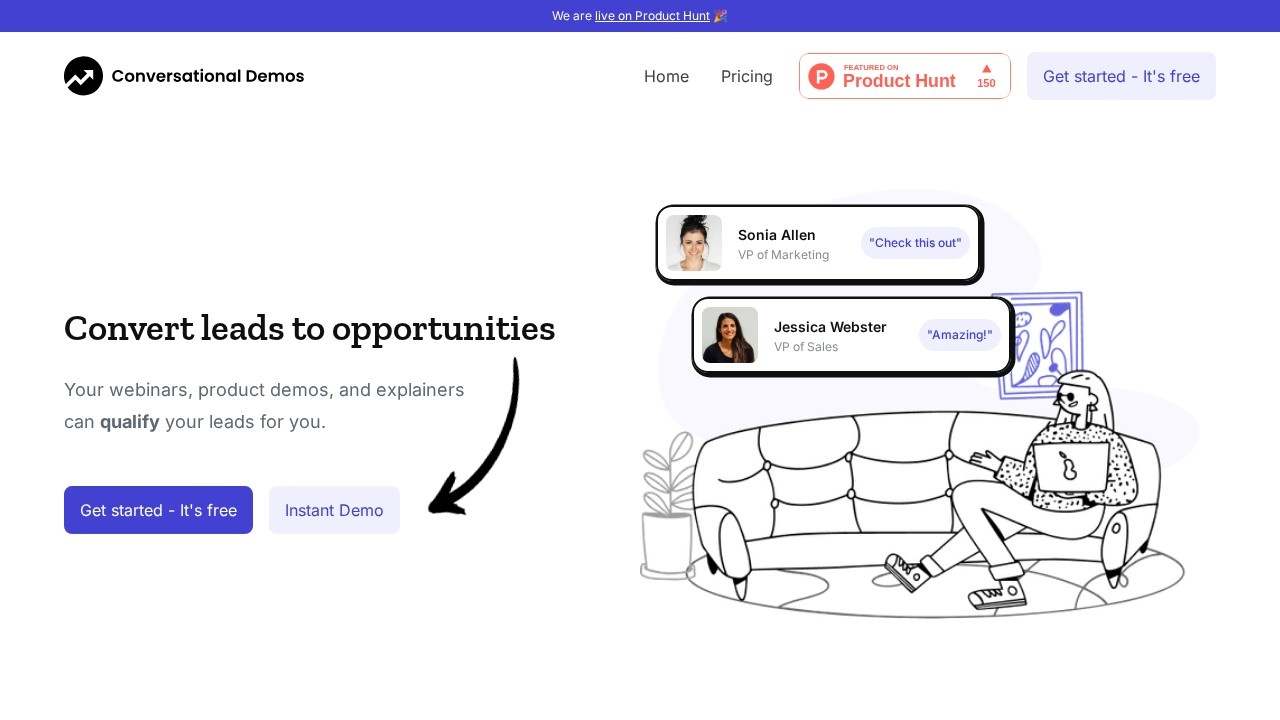 Conversational Demos screenshot