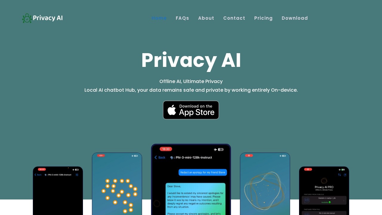 Privacy AI screenshot