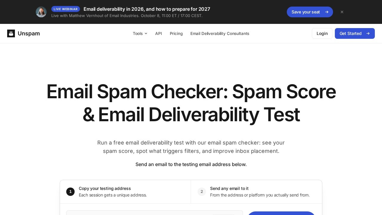 Unspam AI screenshot