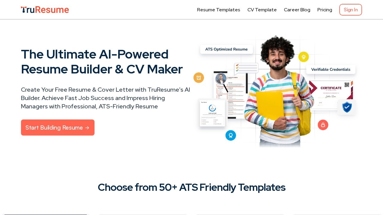 Truresume Builder screenshot