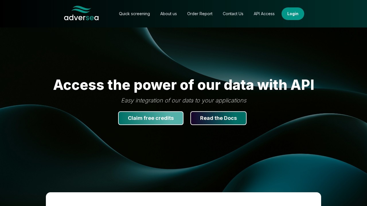 Adversea Com screenshot