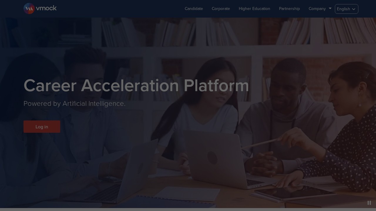 Vmock Com screenshot