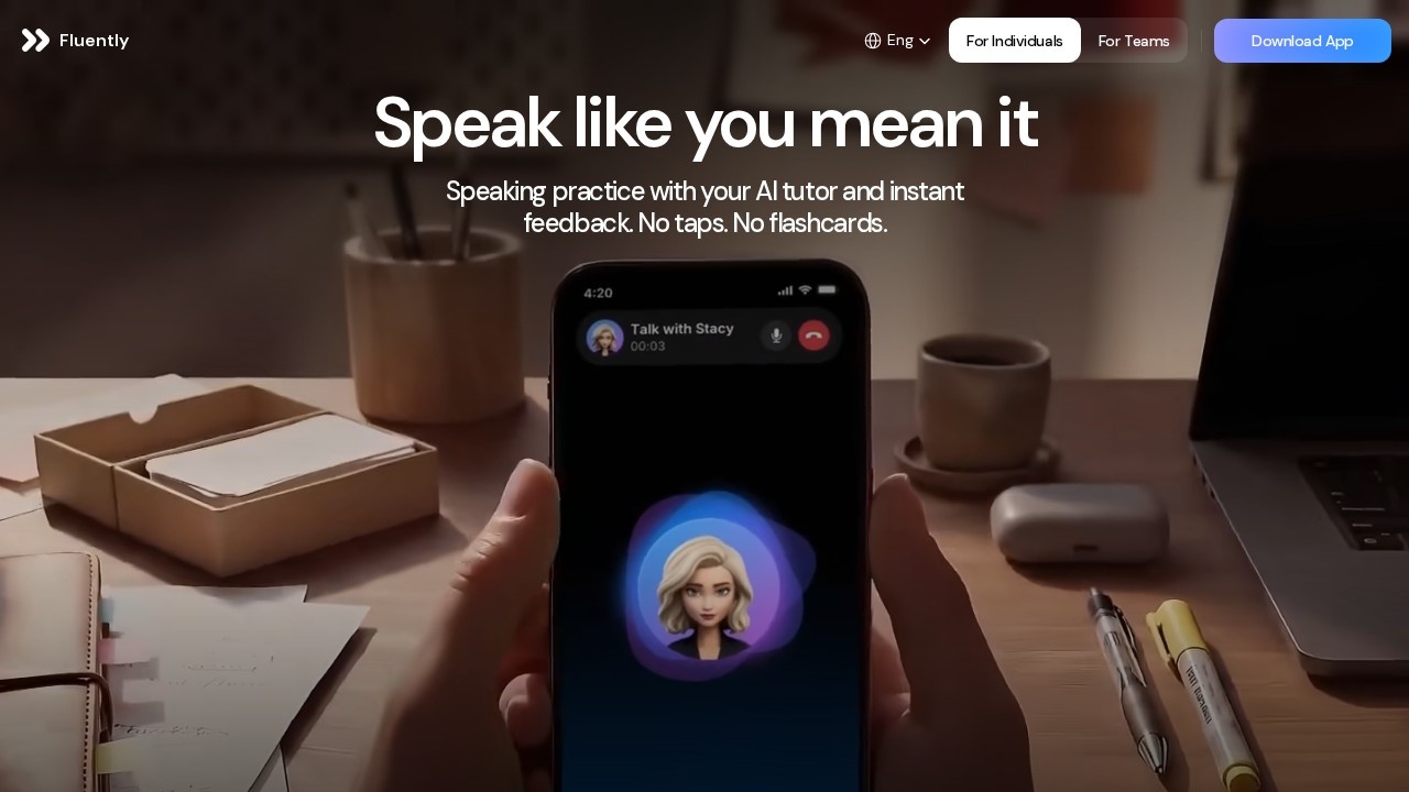 Fluently AI English Coach screenshot