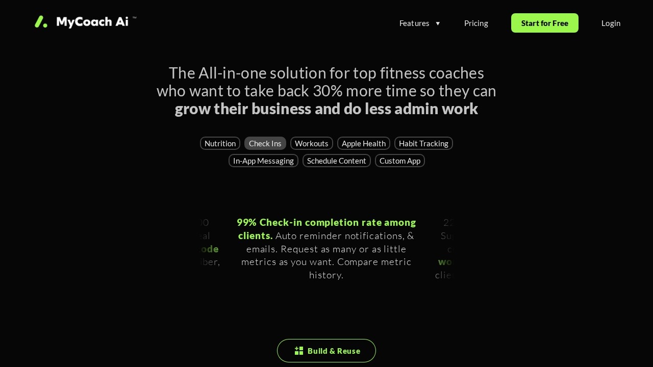 Mycoachai Com screenshot