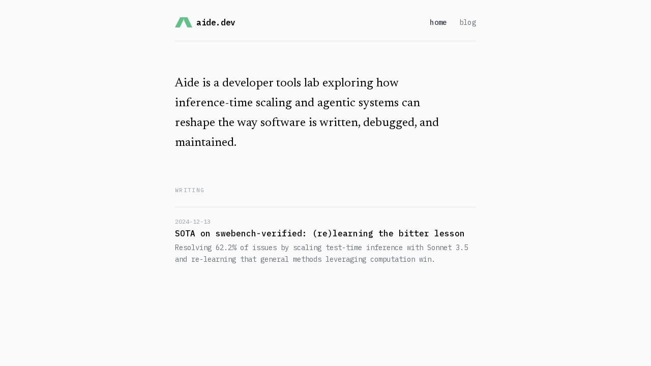 Aide Dev screenshot