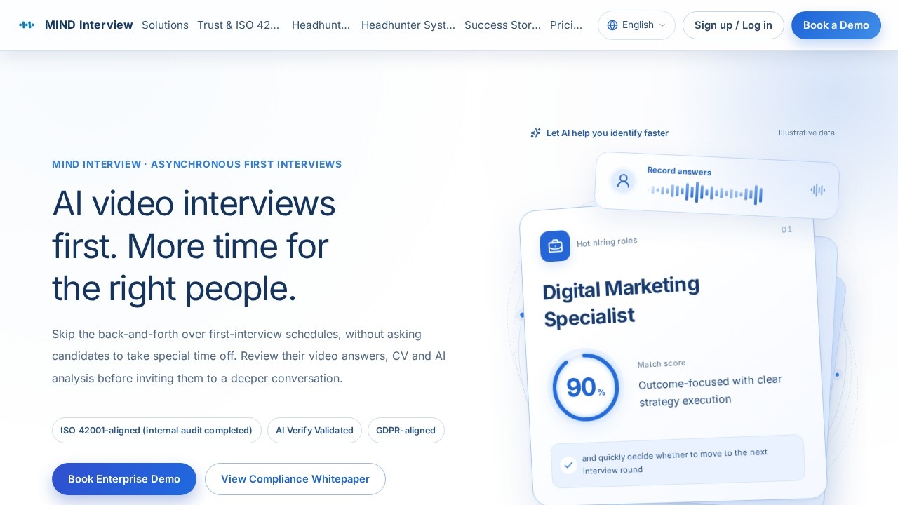 Mind Interview screenshot