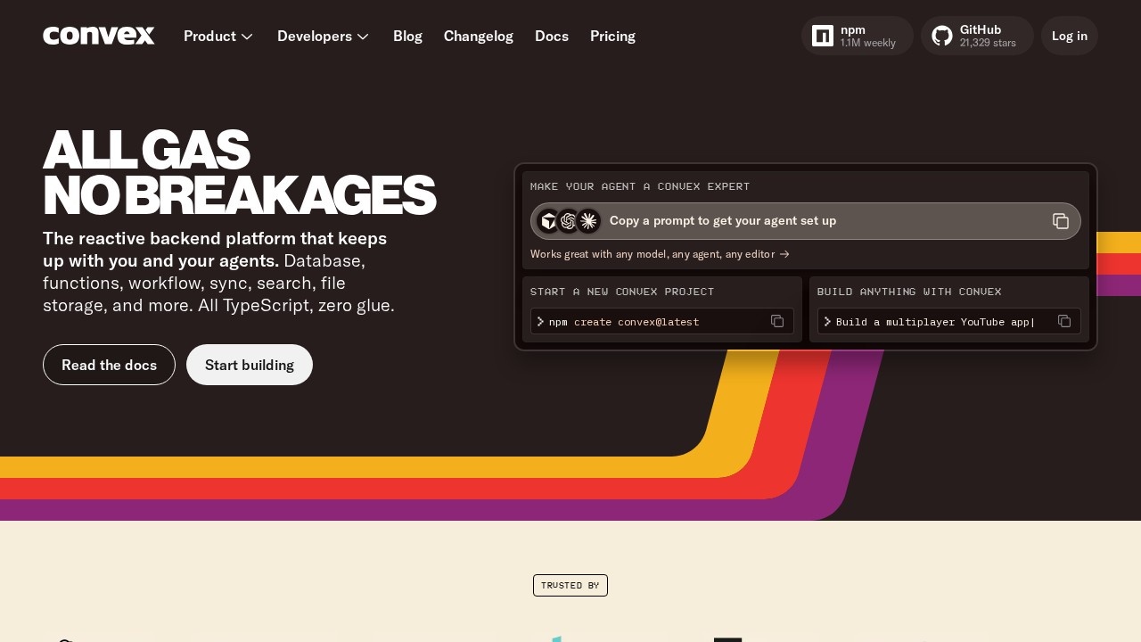 Convex screenshot