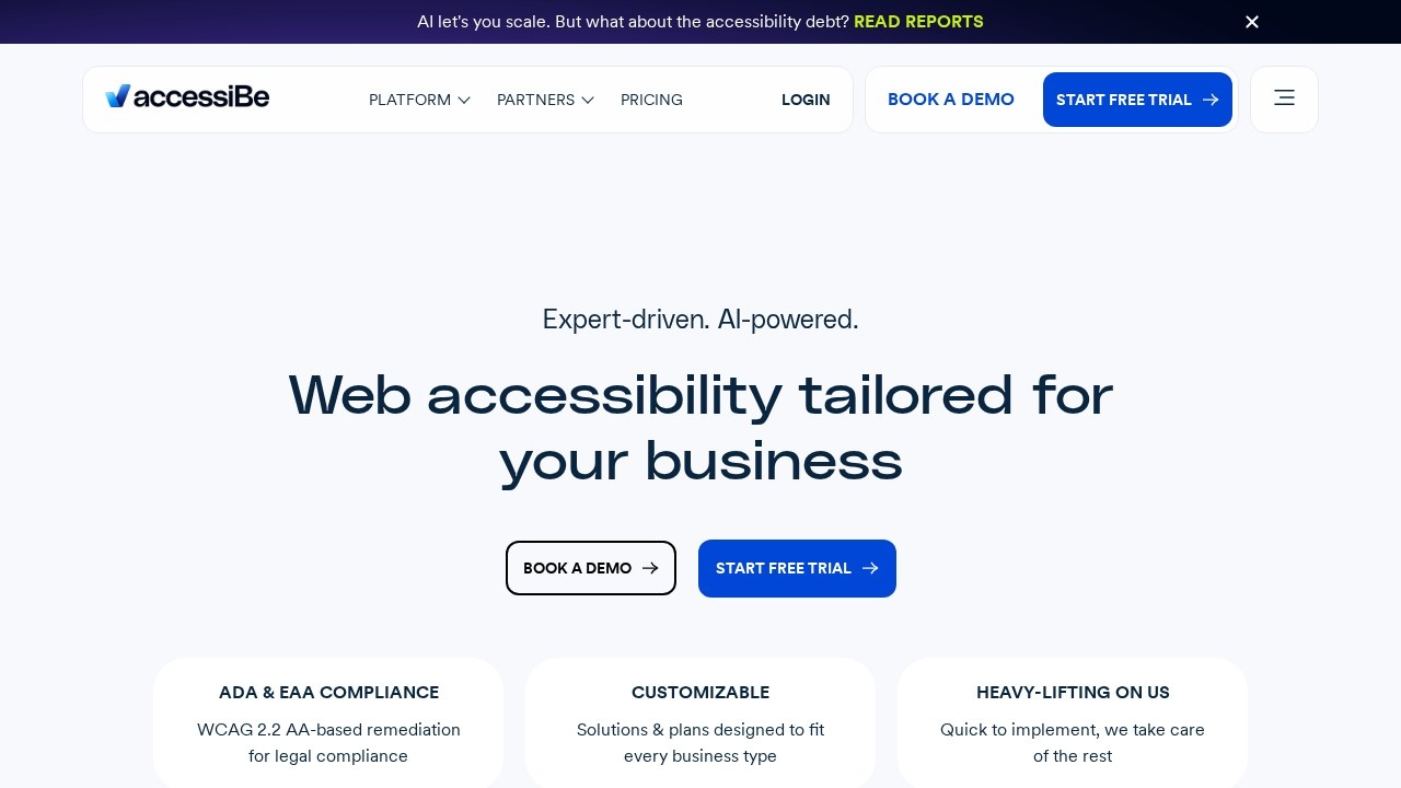 Accessibe Com screenshot