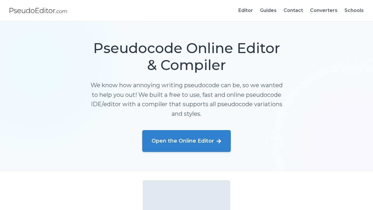 Pseudoeditor screenshot