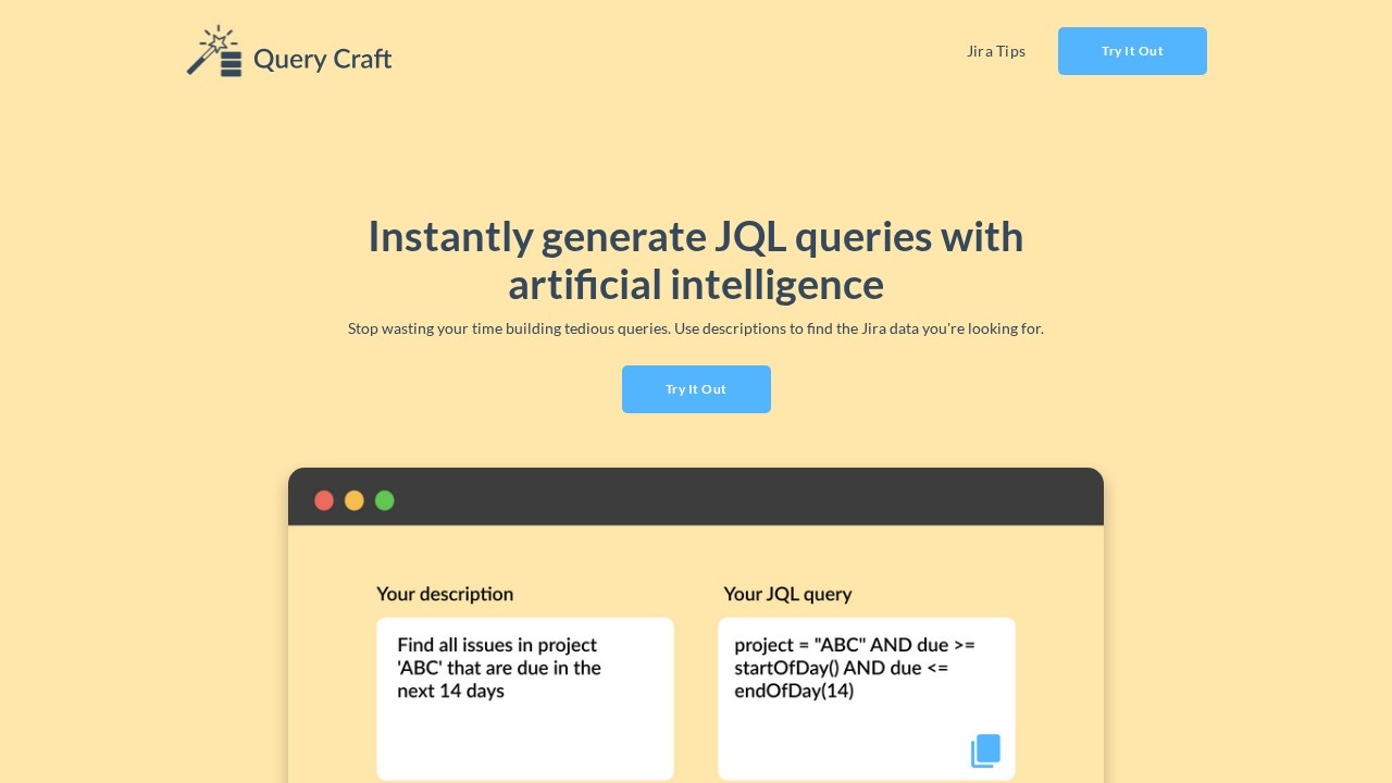 Querycraft AI screenshot