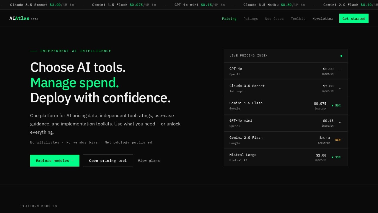 Aiatlas App screenshot