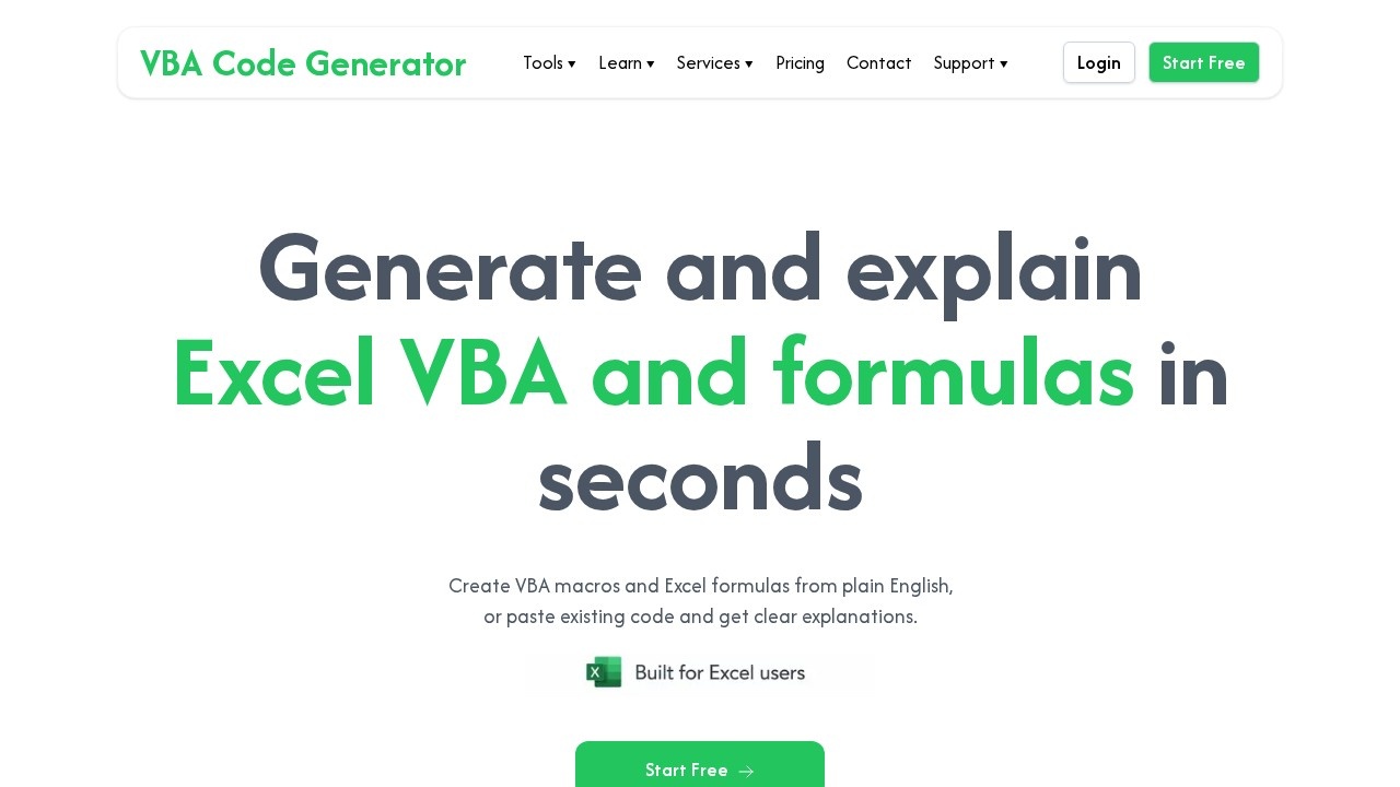 Vba Code Generator screenshot