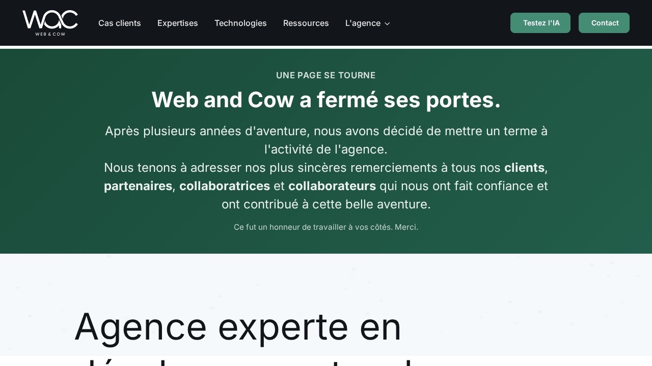 Webandcow Com screenshot
