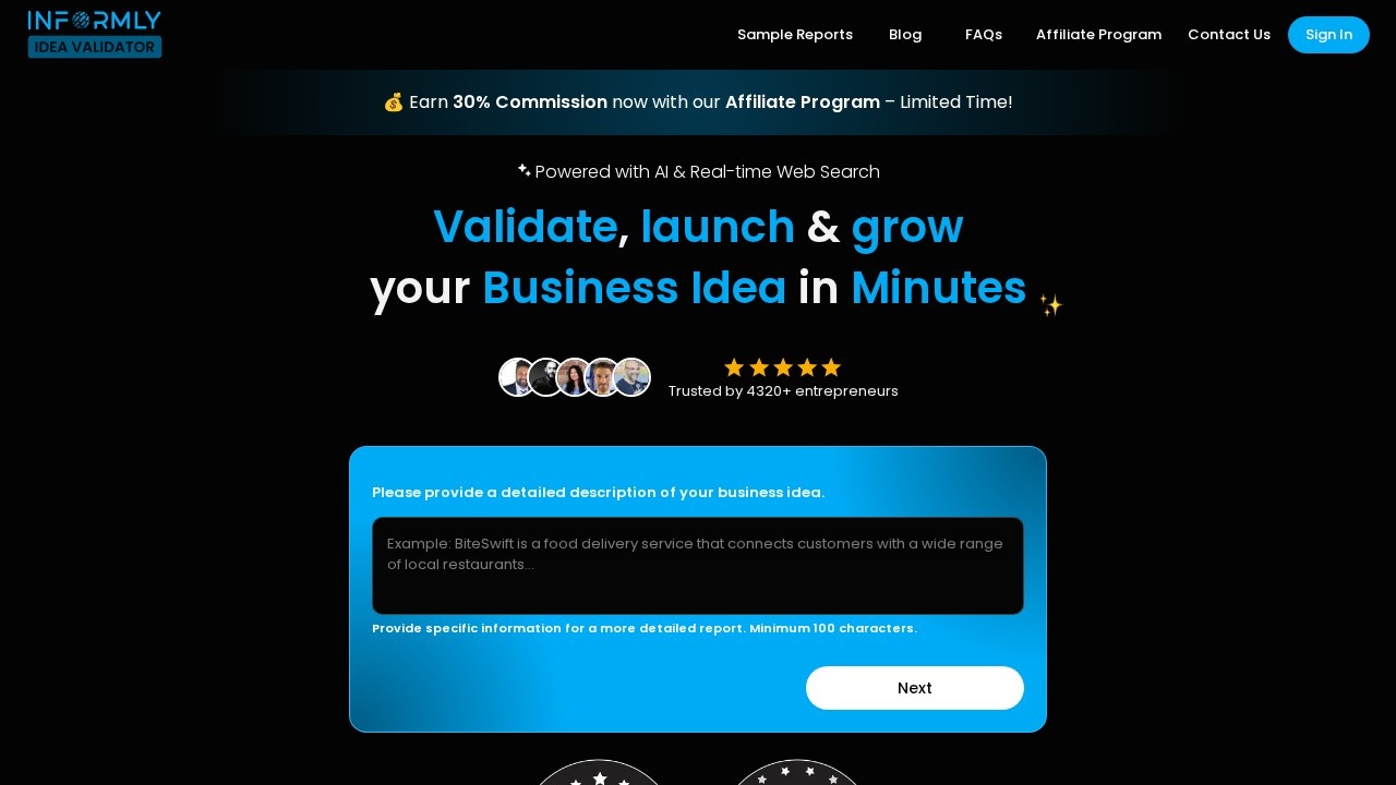 Informly screenshot