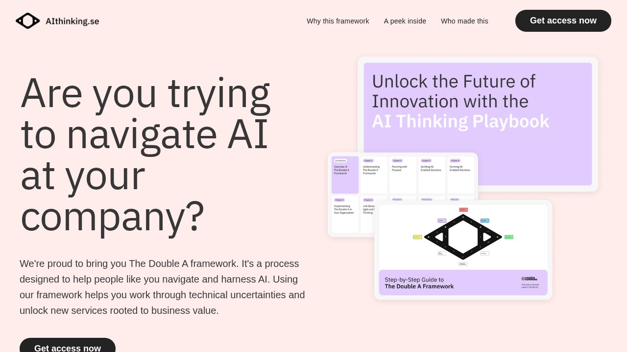 Double A Framework AI Driven Innovation screenshot