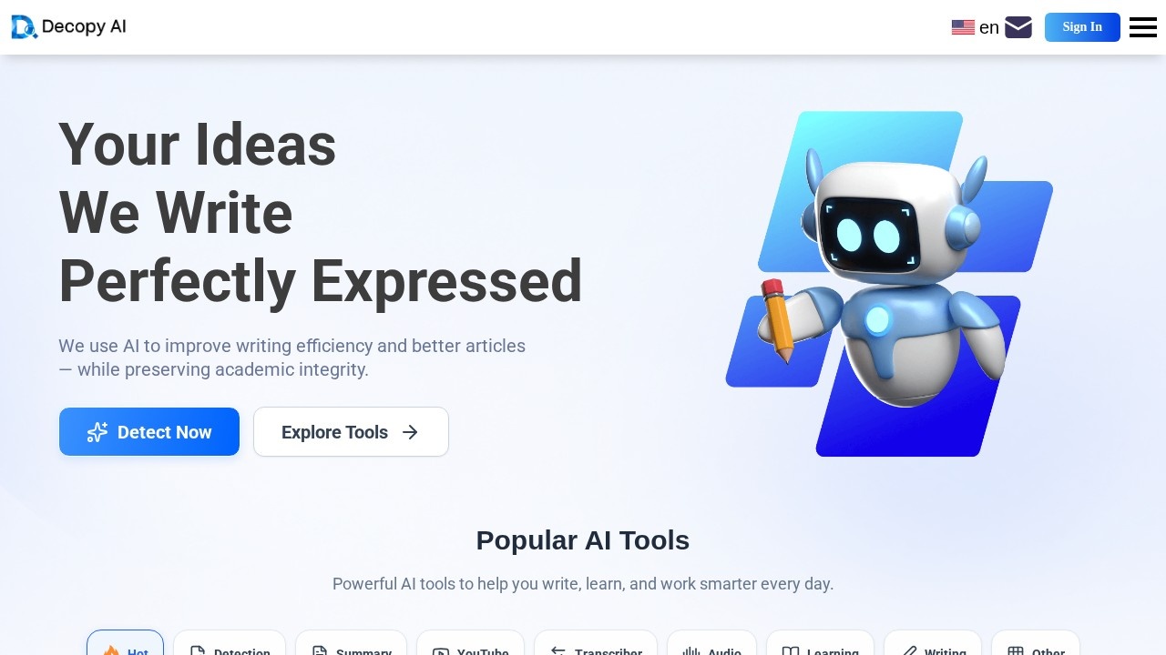 Decopy AI screenshot