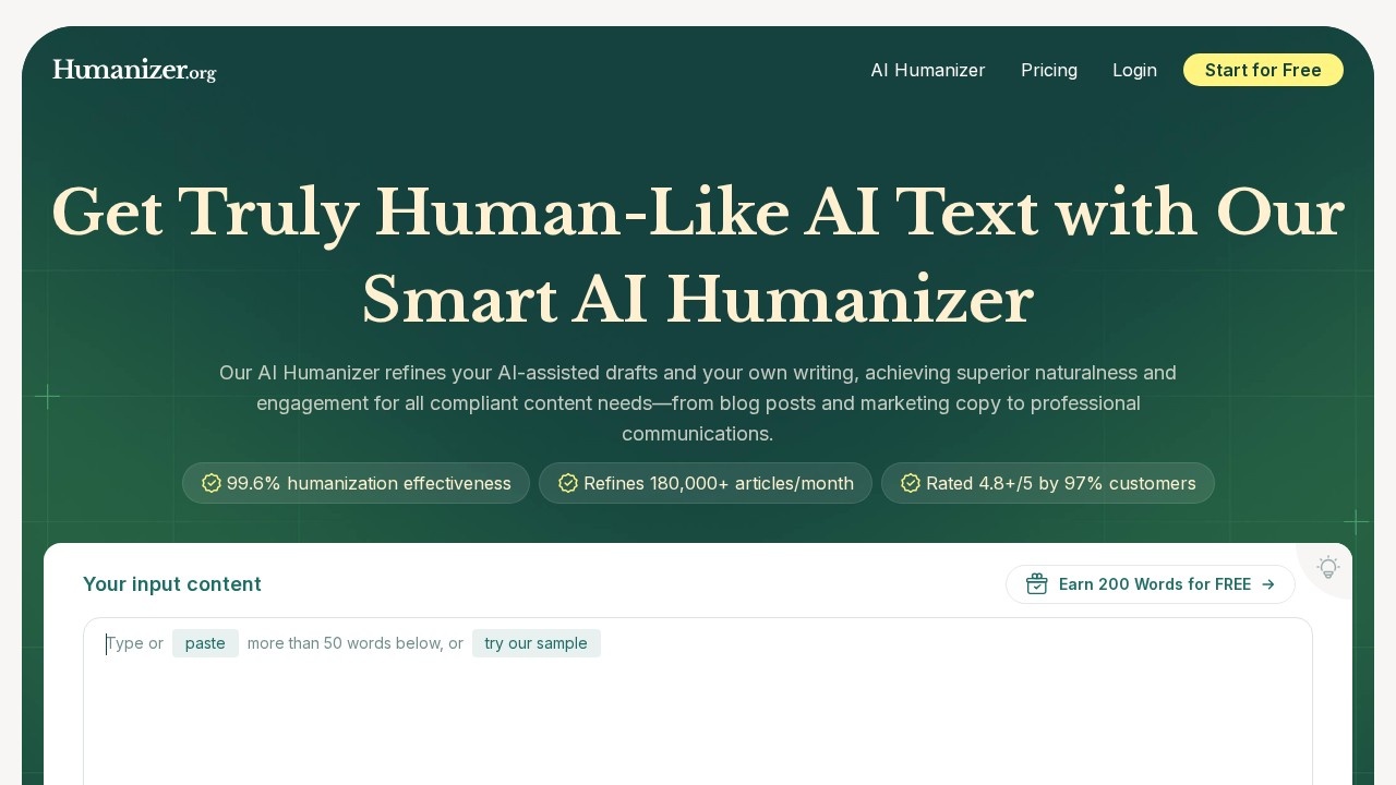 Humanizer screenshot