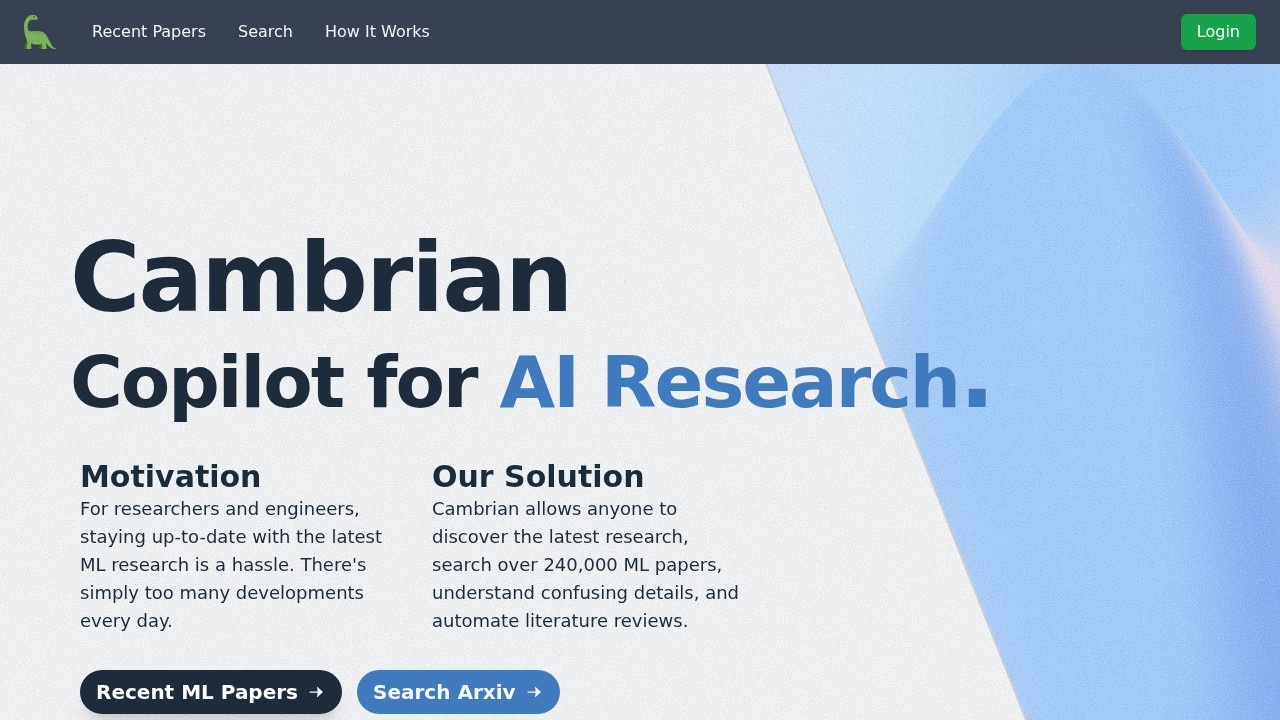 Cambrian screenshot