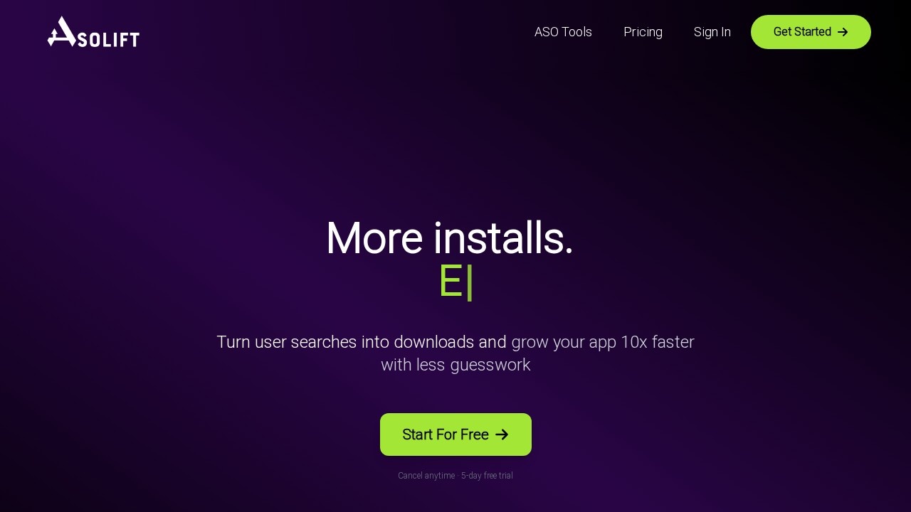 Asolift screenshot