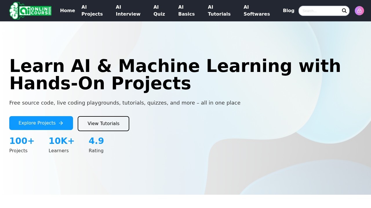 AI Online Course screenshot