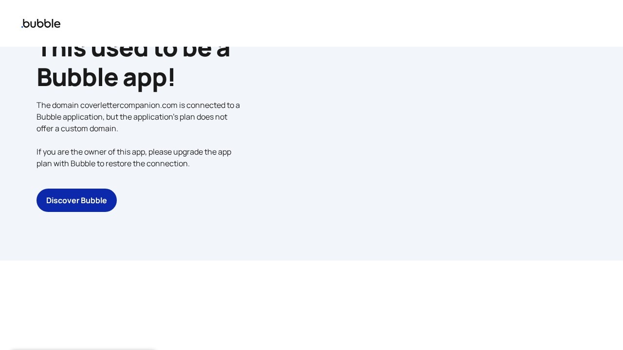 Cover Letter Companion screenshot