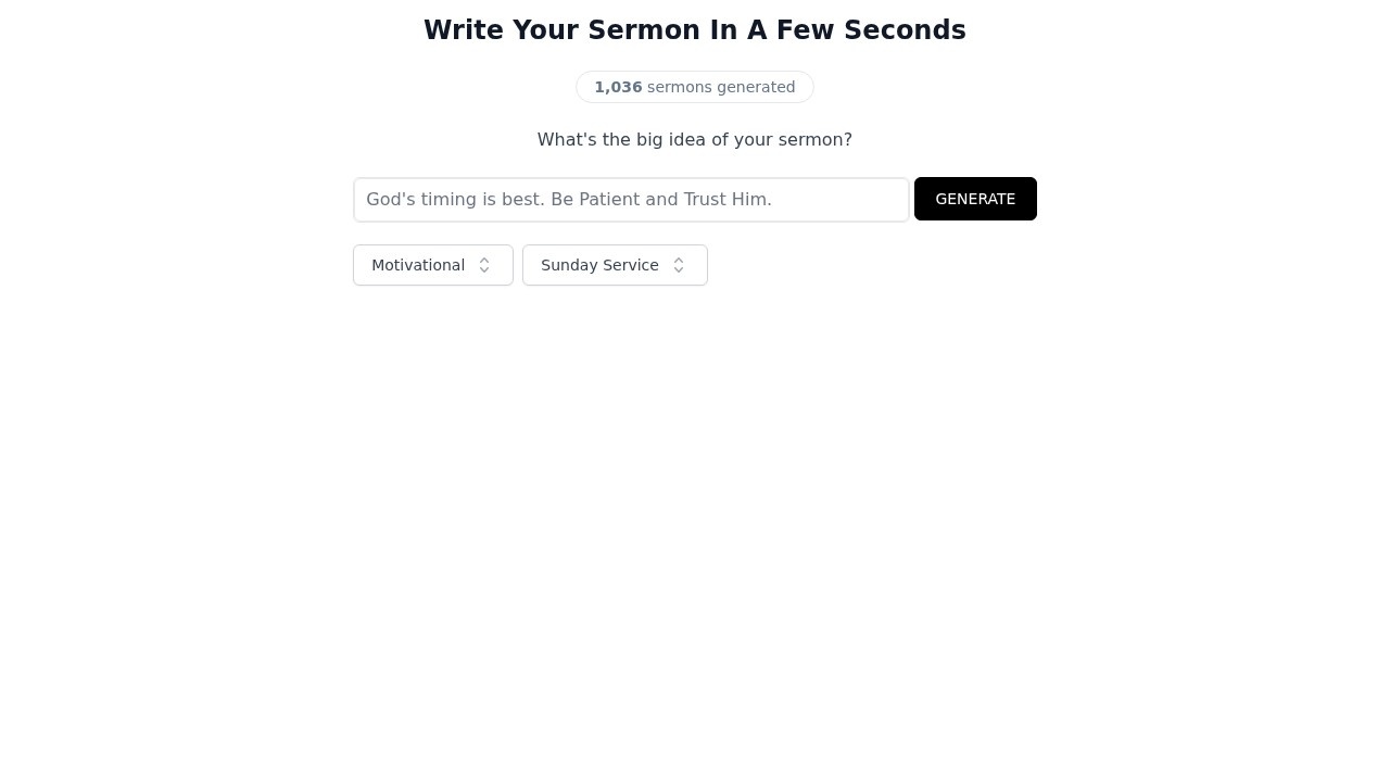 Sermongpt screenshot