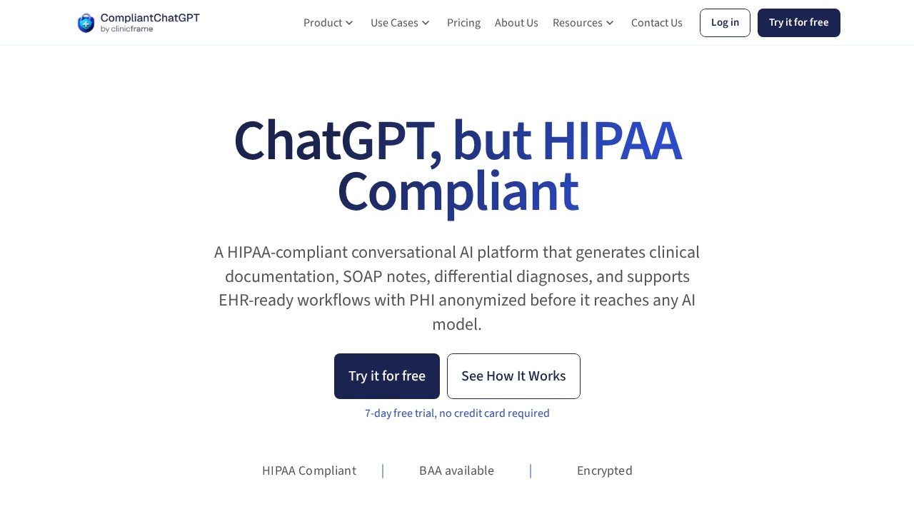 Compliantchatgpt screenshot