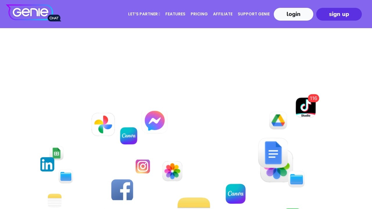 Geniechat screenshot
