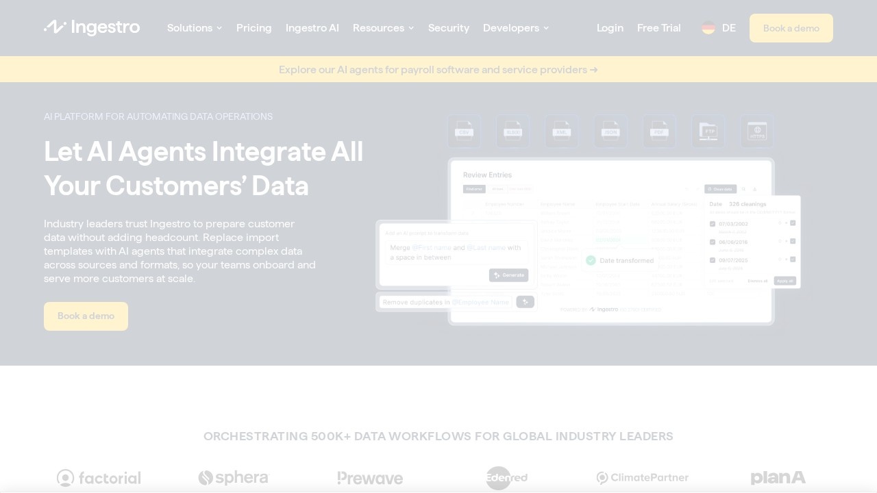 Nuvo No Code Data Pipelines screenshot