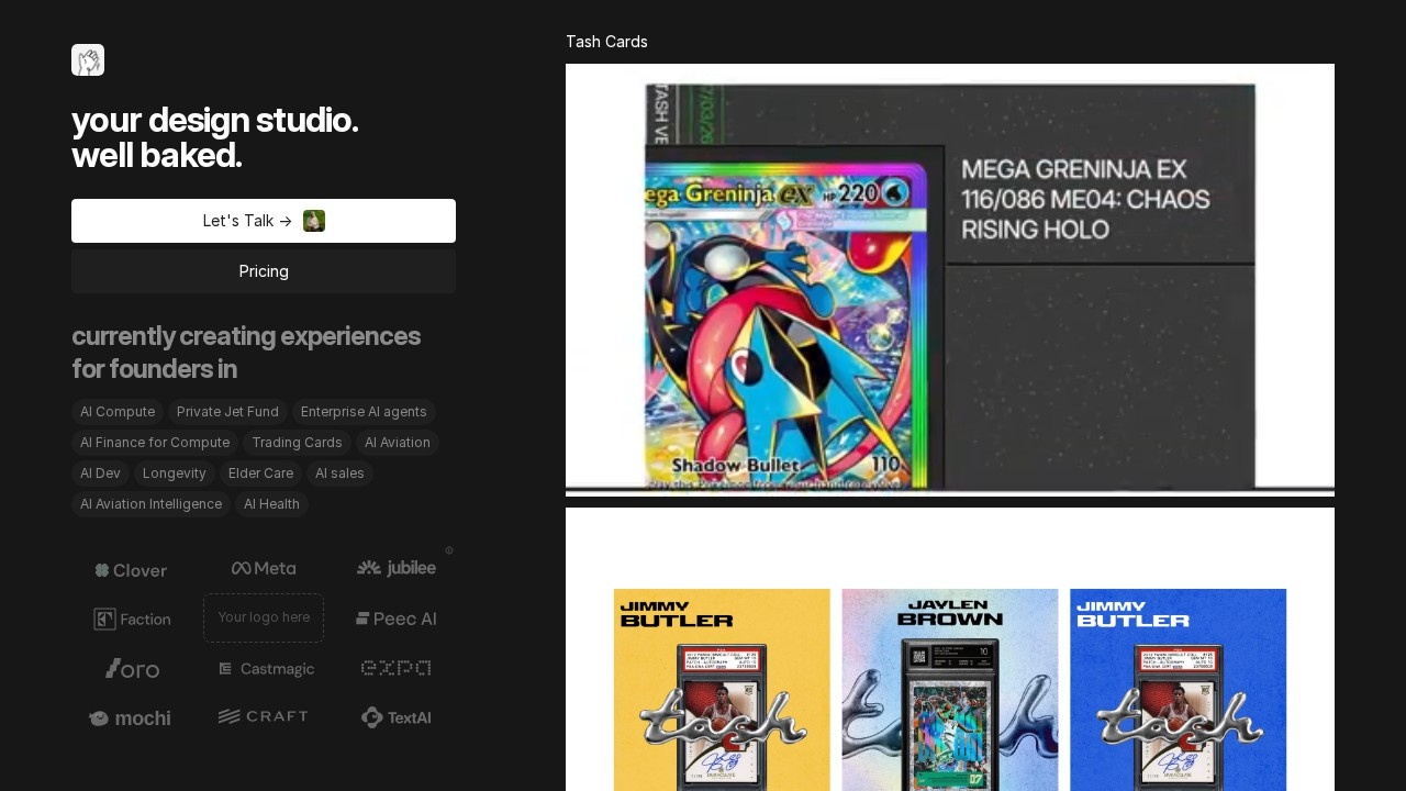 Baked Design Studio screenshot