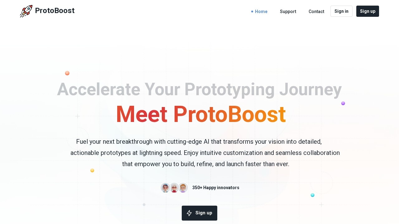 Protoboost AI screenshot