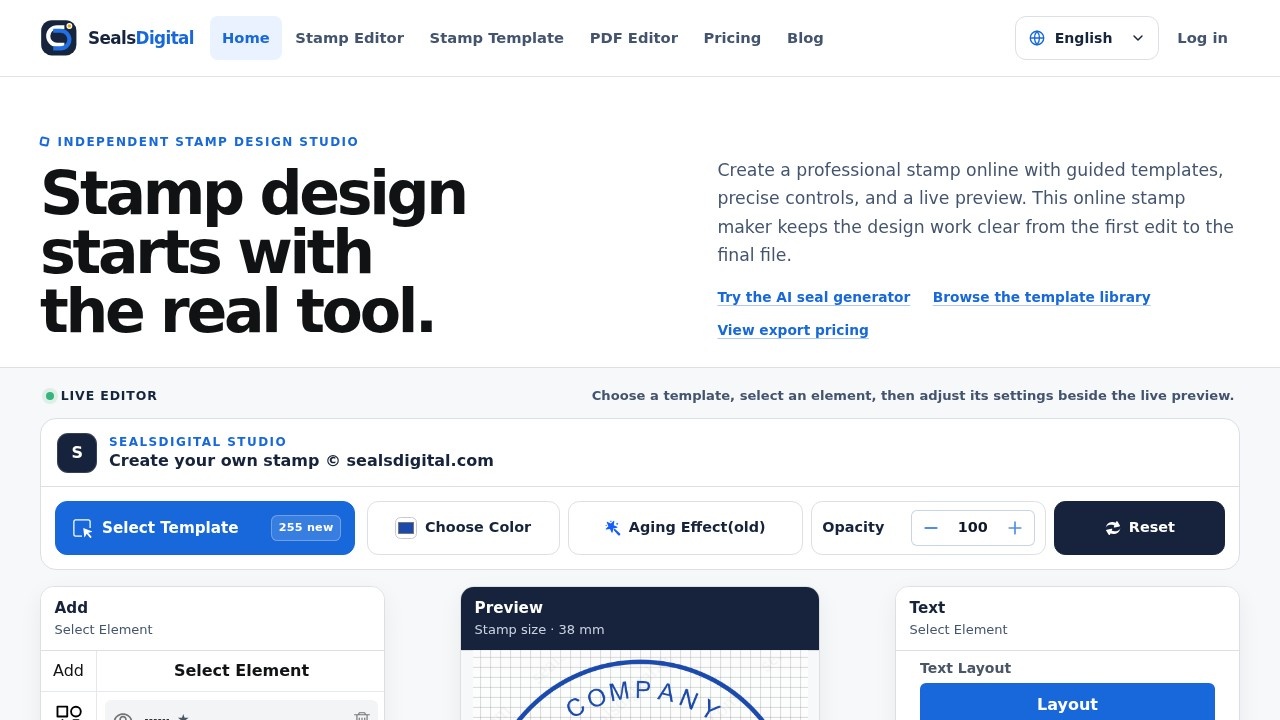 Digitalseal Studio screenshot