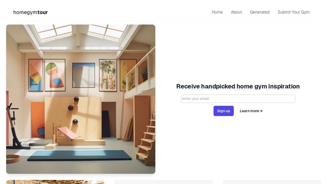 Home Gym Tour Beta screenshot