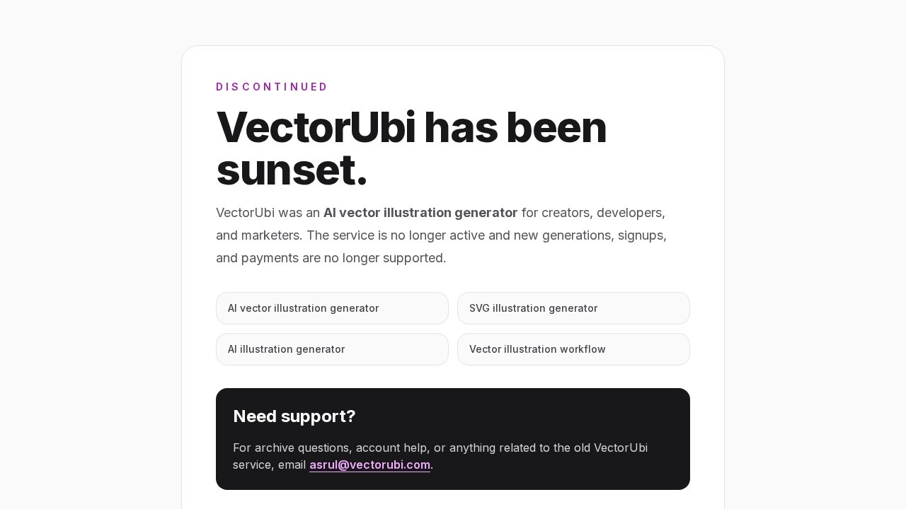 Vectorubi screenshot