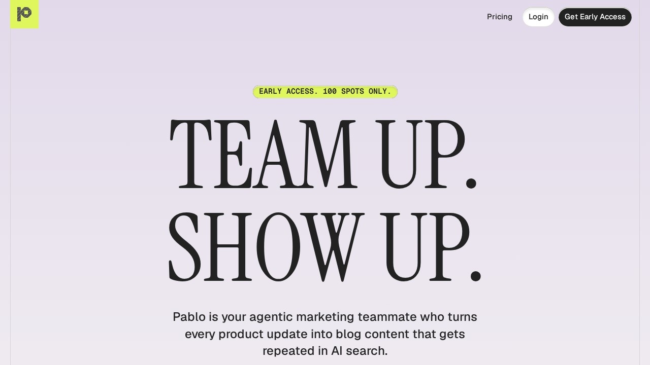Pablo Design screenshot